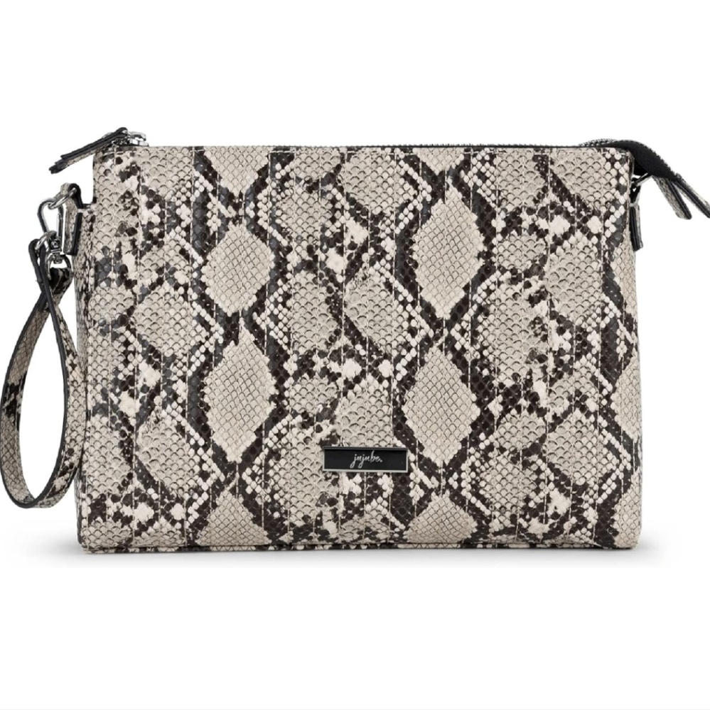 JuJuBe | Day to Night Crossbody Bag, Designer Small Crossbody Purse snakeskin